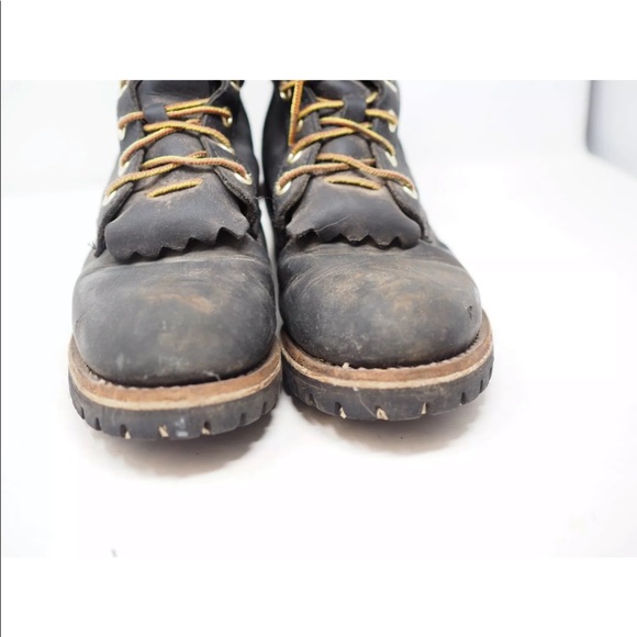 Georgia Men's 8in. Logger Work Boots Leather 8 M - Picture 4 of 11